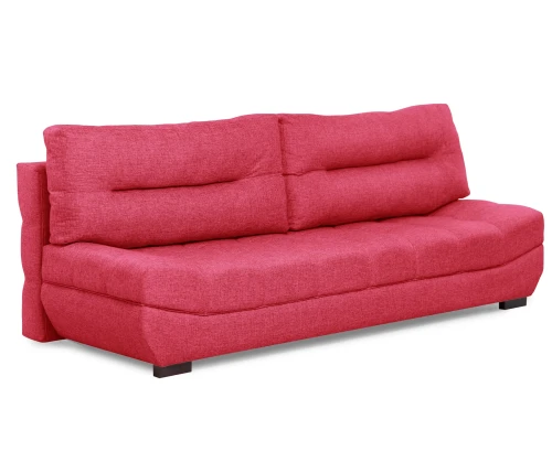 Диван еврокнижка Орион, рогожка  красная,144