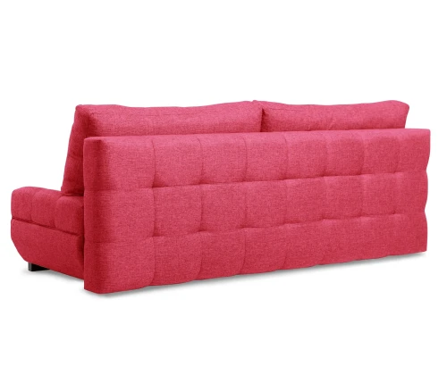 Диван еврокнижка Орион, рогожка  красная,144