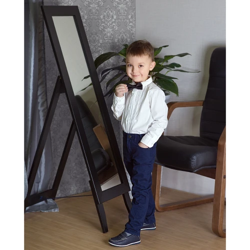 Зеркало напольное BeautyStyle 1 черный 138 см х 35 см