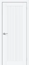 Межкомнатная дверь ПЭТ BRAVO Браво-40 White Silk