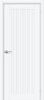 Межкомнатная дверь ПЭТ BRAVO Браво-40 White Silk