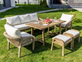 Обеденный комплект MICHELLE бежевый