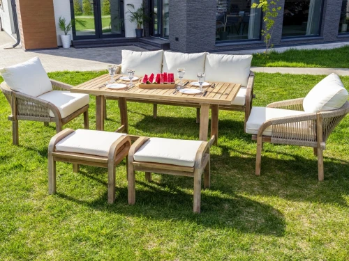 Обеденный комплект MICHELLE бежевый