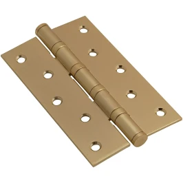 Петля для межкомнатной двери "MD" 125*75*2,5 SB МатЗолото