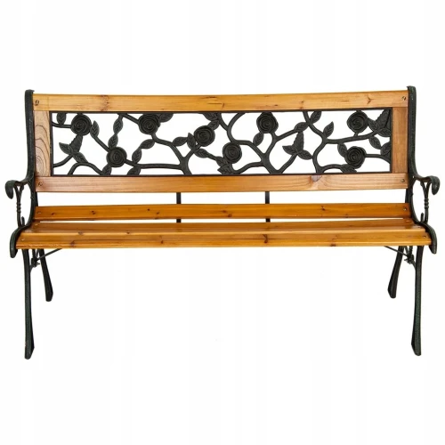 Уличная чугунная скамейка ПЛАНЕТА РОЗ «PLANET OF ROSES»