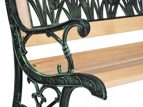 Уличная чугунная скамейка ПЛАНЕТА РОЗ «PLANET OF ROSES»