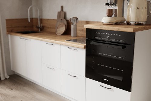 Готовая кухня КГ 2550 ПВХ, Белый софт матовый Арника РМ в.6