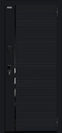 Входная дверь BRAVO Лайнер/SBlack Black Shell/White Silk