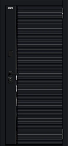 Входная дверь BRAVO Лайнер/SBlack Black Shell/White Silk