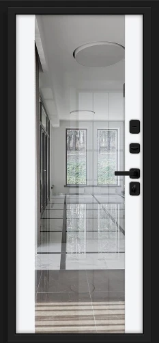 Входная дверь BRAVO Лайнер/SBlack Black Shell/White Silk