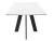 Стол DikLine SKM140 Керамика Белый мрамор/подстолье черное/опоры черные (2 уп.)