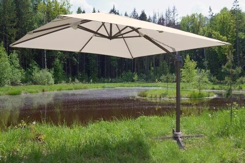 Зонт Сицилия 3х3м, слоновая кость