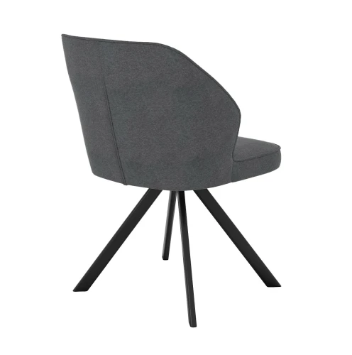 Стул DikLine 233 поворотный NS13 GRAPHITE, ножки черные