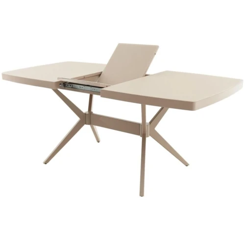 Стол «Оскар» 2м GLASS 140x90, стекло капучино