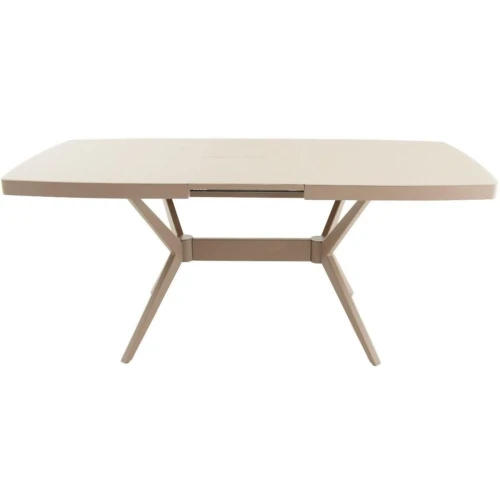 Стол «Оскар» 2м GLASS 140x90, стекло капучино