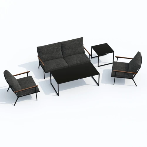 Лаунж зона FESTA маренго с двухместным диваном