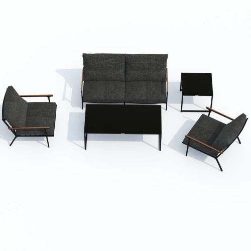 Лаунж зона FESTA маренго с двухместным диваном