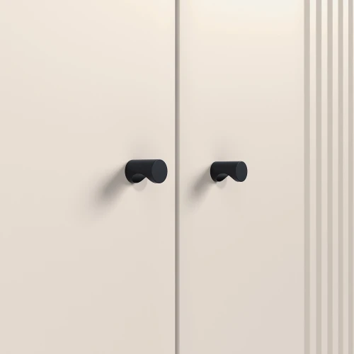 Шкаф распашной двухдверный Вега Саксония белый