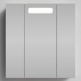 Зеркало Мальта 70, Мрамор Белый натур милк ПВХ 2537