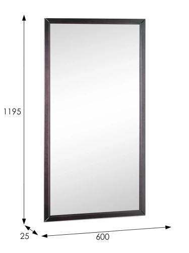 Зеркало настенное Ника венге 119,5 см x 60 см