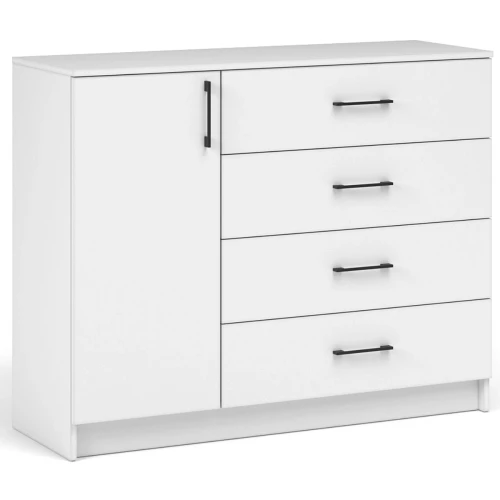 Комод «Чикаго» 1д4ящ, белый