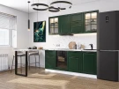 Готовый кухонный гарнитур Дублин-03 Special Green Белый