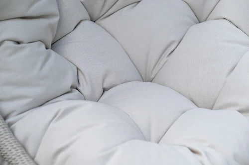 "Севилья" кресло-кокон из искусственного ротанга, цвет светло-серый