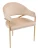 Стул обеденный Модена MC886-BG-2, 59х61х79 см, бежевый/глянцевое золото