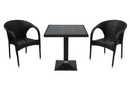 Набор мебели Мартин Мини  арт.Y-290/T356C коричневый,  (Стол Мартин/Амиго мини 3 уп.+ 2 стула Мартин)  "Garden story"