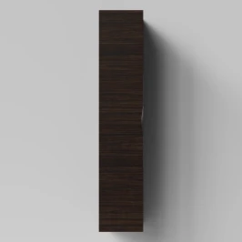 Пенал Марко 30 подвесной, дверь, ручки Черные, Палисандр ПВХ 43101, левый