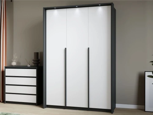 Шкаф «Мишель» 3дв, Антрацит/Белый жемчуг