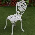 Стул из литого алюминия НЬЮ ЙОРК «NEW YORK»  -  Белый