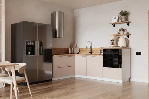 Готовая кухня КГ Угловой 1500*2250 (с пм) Эмаль, Крем  Арника РМ в.2