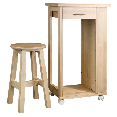 Тумба с табуретом лак