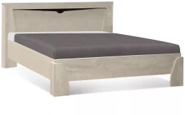 Кровать 33.09-01 Лючия 1400 с ортопедическим основанием Бетон пайн белый/венге
