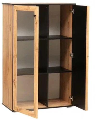 Стенка Либерти 1 (опора h20) Дуб вотан/Черный