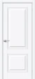 Межкомнатная дверь ПЭТ BRAVO Классик-12 White Silk