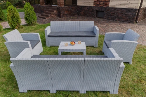 Комплект мебели GRAND LANA XL светло-серый