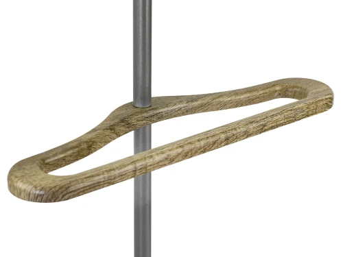 Вешалка костюмная Дэви 3 металлик/дуб крымский состаренный