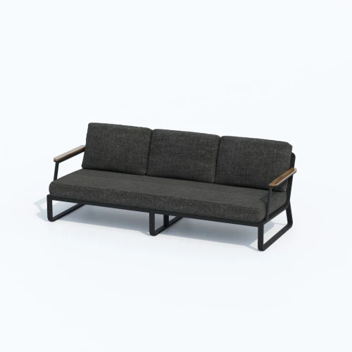 Лаунж зона ESTIVO с трехместным диваном - маренго