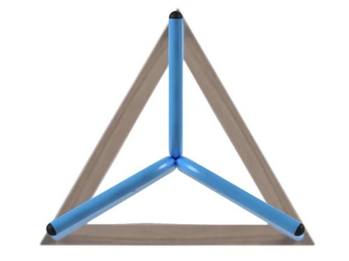 Вешалка напольная Галилео 213 голубой/шимо