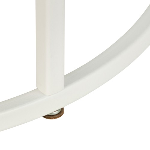 Стол журнальный МеталлАрт М001 черный мрамор/белый