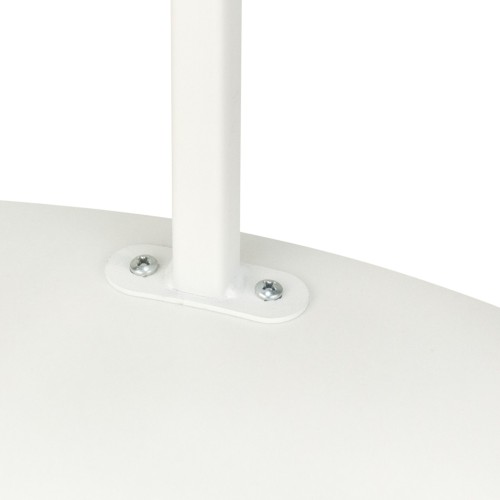 Стол журнальный МеталлАрт М001 черный мрамор/белый