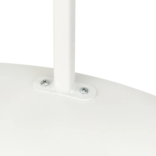 Стол журнальный МеталлАрт М001 черный мрамор/белый