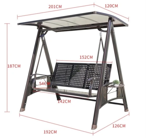 Садовые качели Magnate из алюминия