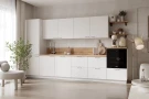 Готовая кухня КГ 3600 ПВХ, Белый софт матовый Арника РМ в.7