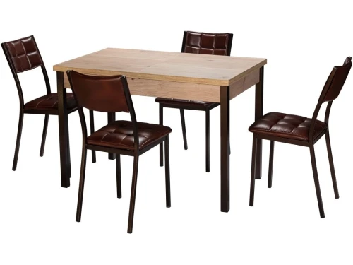 Стул Дункан ДП2-20, Мустанг браун, каркас арабискат