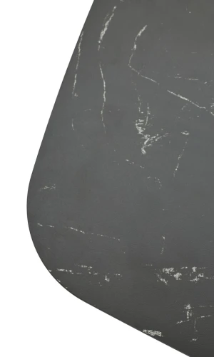 Стол MATERA 160 NERO KL-116 Черный мрамор матовый, итальянская керамика/ черный каркас, ®DISAUR