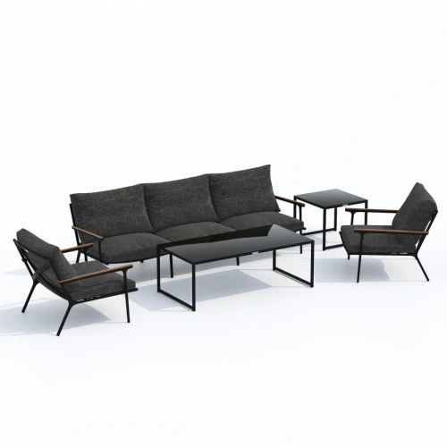 Лаунж зона FESTA маренго с трехместным диваном