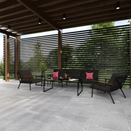 Лаунж зона FESTA маренго с трехместным диваном